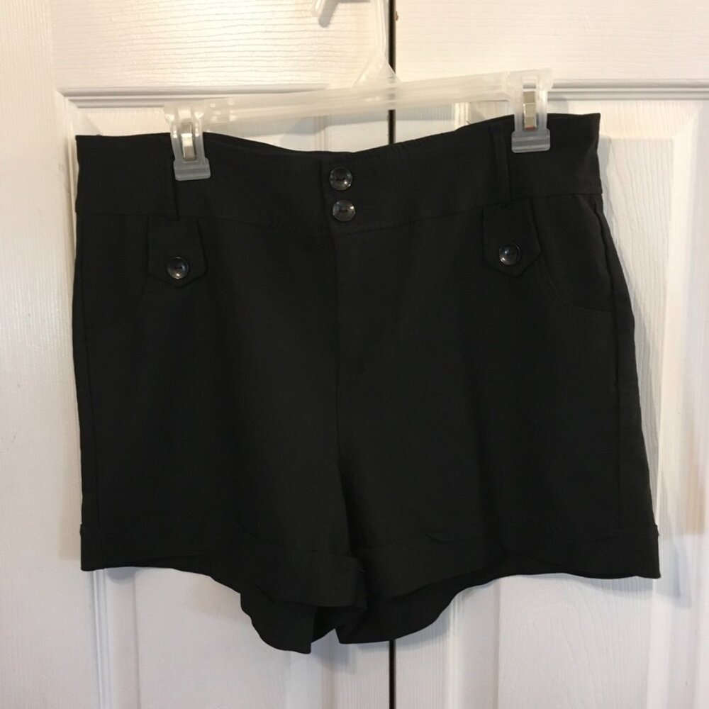 Zenobia Women's Black Stretch Shorts 3X NWOT
